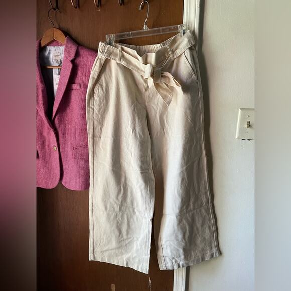 J Crew linen crop pants new - Picture 5 of 7